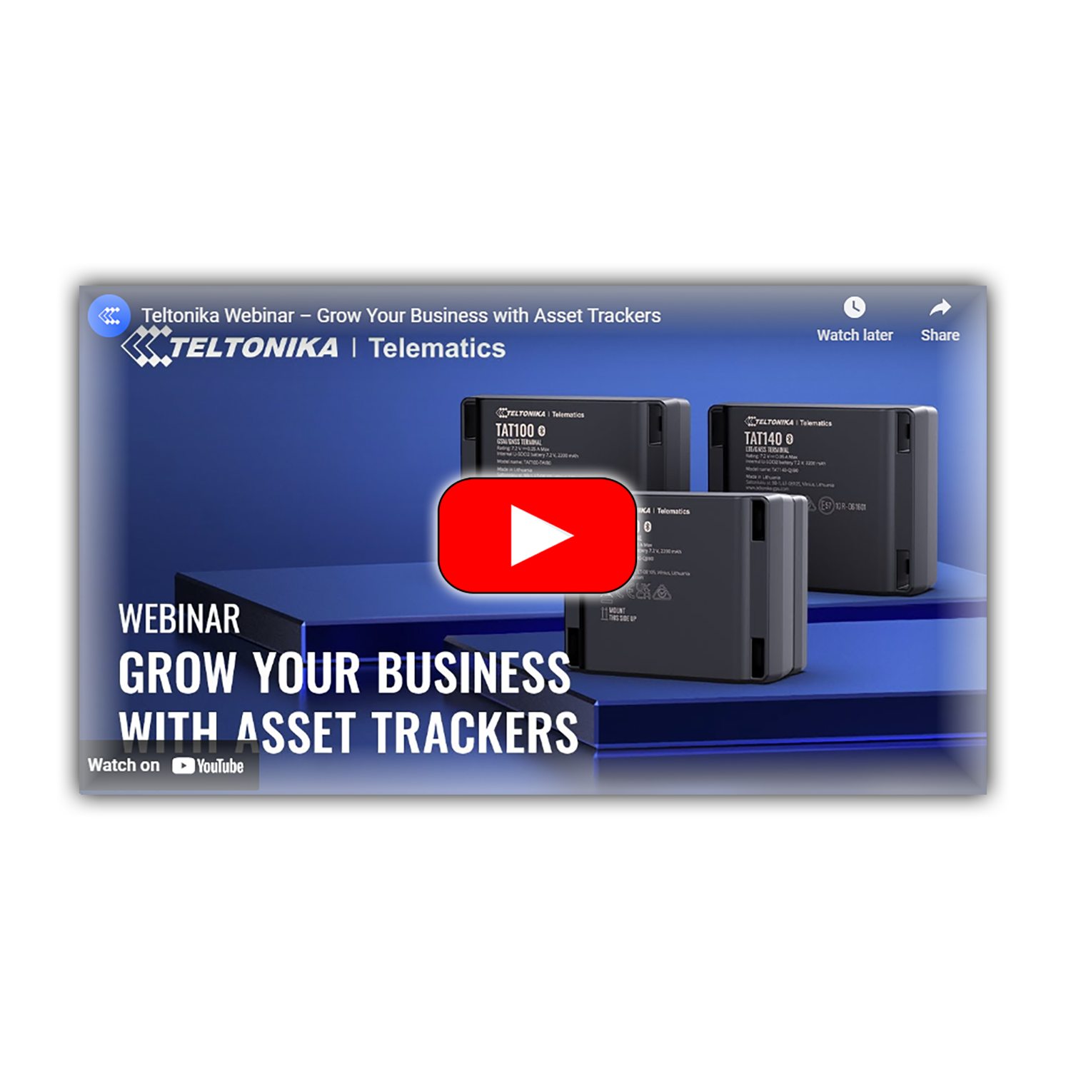Teltonika Asset Trackers Video Webinar